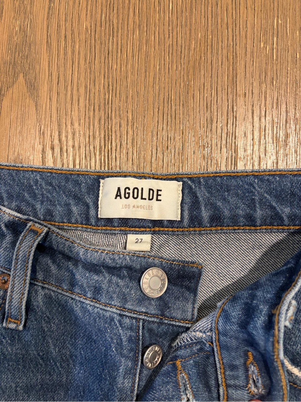 Agolde Riley Long in Moor - Picture 2 of 6